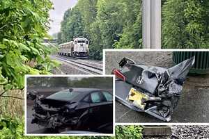 VIDEO: Totaled By A Train, Spotted On The Parkway — Because, Jersey