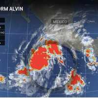 It's Alvin: First Tropical Storm Of 2025 Hurricane Season Forms