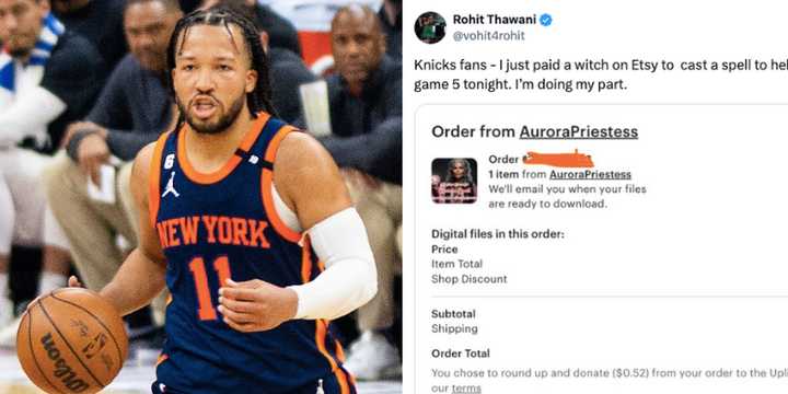 You can thank Rohit Thawani and Priestess Aurora for the NY Knicks' big win.