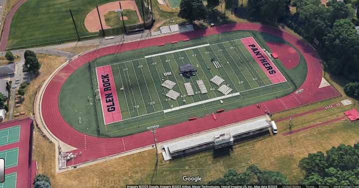 Glen Rock HS football field.