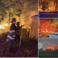 4,200-Acre Wildfire Forces Evacuations In Wharton State Forest, 5 Structures Threatened