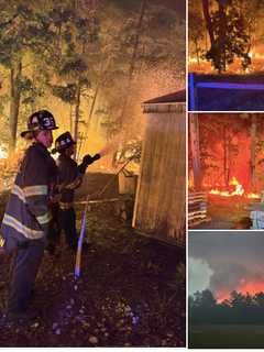 4,200-Acre Wildfire Forces Evacuations In Wharton State Forest, 5 Structures Threatened