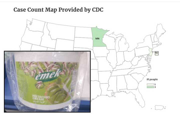 Pistachio Cream Linked To Salmonella Outbreak Sickens NJ Resident: CDC