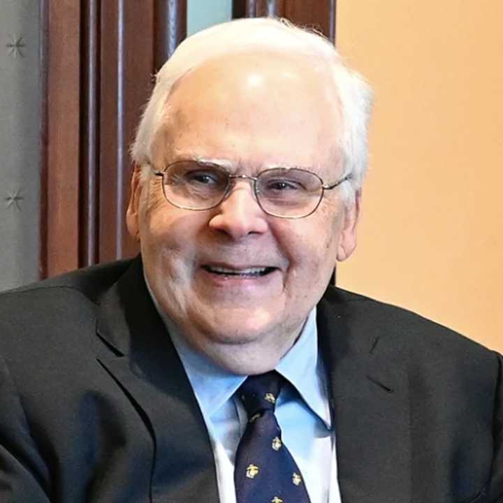 FedEx Corporation Chairman Fred Smith during a visit this year at the Department of Homeland Security Headquarters in Washington, DC, on Tuesday, April 1.