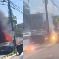 Cars Explode In Flames After Power Line Falls In Garfield (VIDEO)