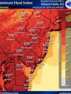 NJ Heat Wave Hits 106 Degrees, Thousands Without Power