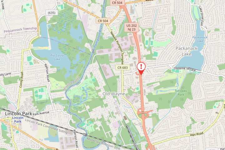 Crash Closes Lanes On Route 202 In Wayne, NJDOT Says