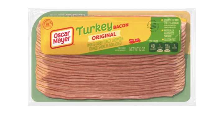 Oscar Mayer Turkey Bacon Original - 12 ounce.