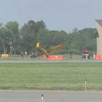 Private Plane Crashes Nose-First After Takeoff At NY Airport