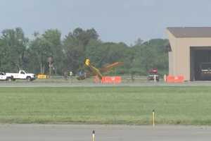 Private Plane Crashes Nose-First After Takeoff At NY Airport