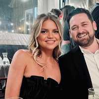 <p>Shae and his fiance, Kelly</p>