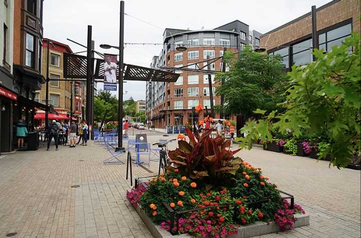 Downtown Ithaca, New York is a National Historic Landmark.