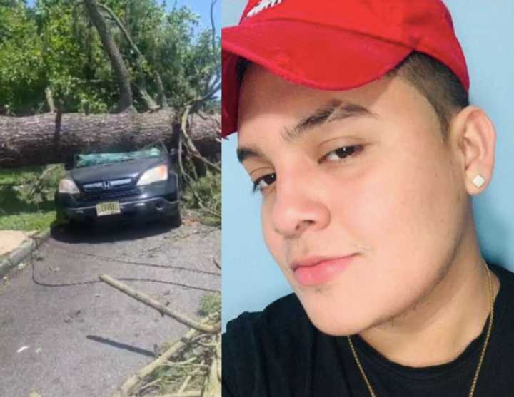 Bryan Ernesto Valladares was killed during violent storms last Thursday.