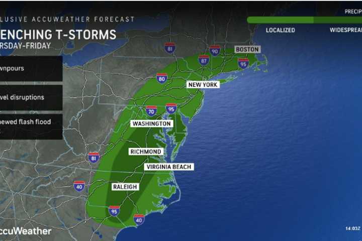 Threat For Spotty Storms Will Linger Amid Humid Air Mass: 5-Day Forecast