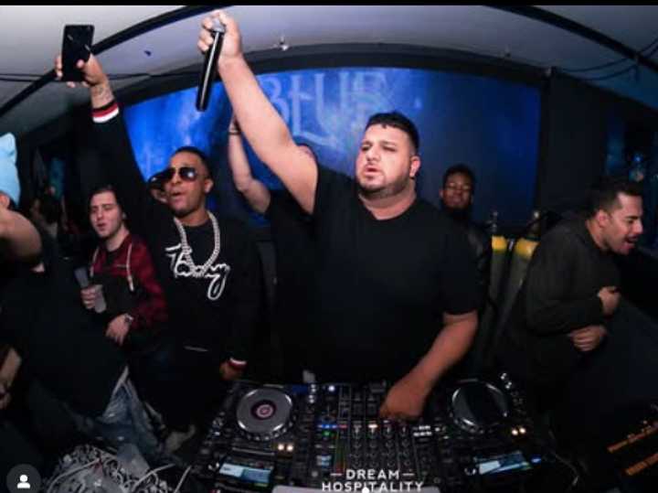 DJ Ammo at Blue Midtown in 2019.