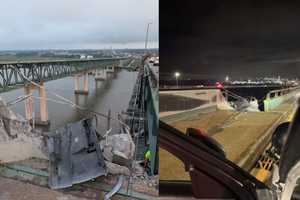 Driver Presumed Dead After Truck Plunges Off Delaware Memorial Bridge Into River