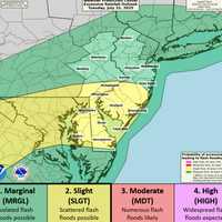 Burlington County Under Moderate Flash Flood Risk As Storms Arrive