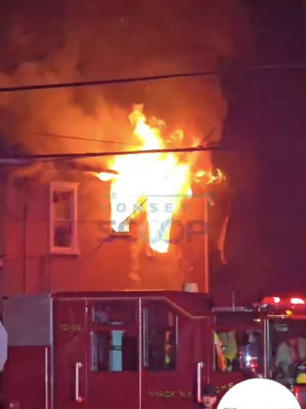 Hero Cops Hear Cries For Help, Rescue 3 From Burning Nyack Home, Including Unconscious Man