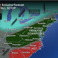 <p>There will be frequent downpours at times Thursday, July 31, into Friday, Aug. 1.</p>