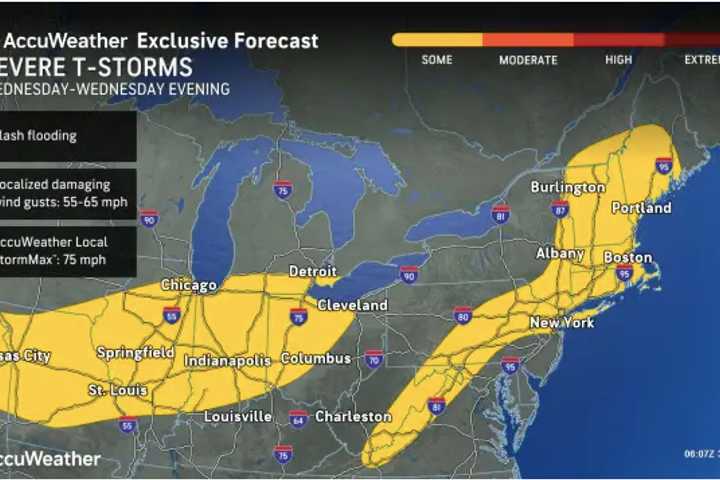 Dangerous Thunderstorms, Torrential Downpours Set To End Heat Wave In Northeast