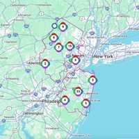 10,000 Without Power Due To Storm: See Rainfall Totals In NJ So Far