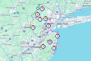 10,000 Without Power Due To Storm: See Rainfall Totals In NJ So Far