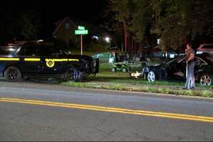 Trooper, Driver Hospitalized After Head-On Crash In Rockland County, Witnesses Say