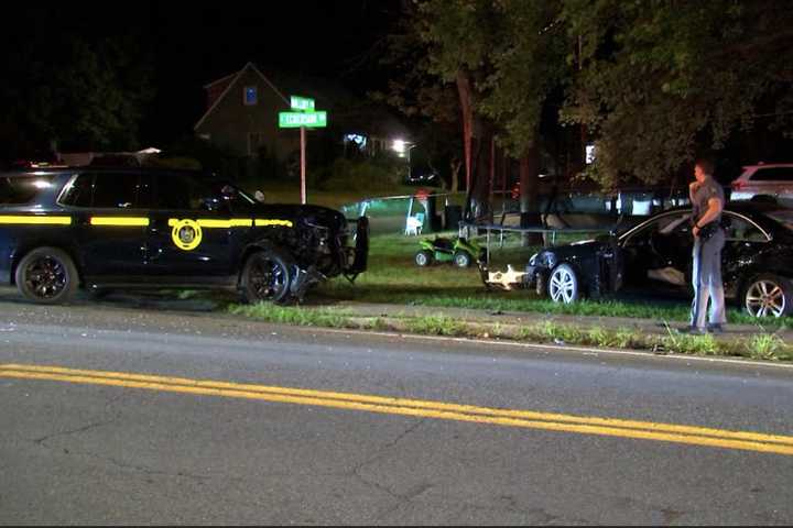 Trooper, Driver Hospitalized After Head-On Crash In Rockland County, Witnesses Say