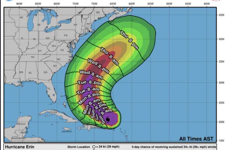 Monster Hurricane Erin’s Path Holds Key To US Coastal Threat