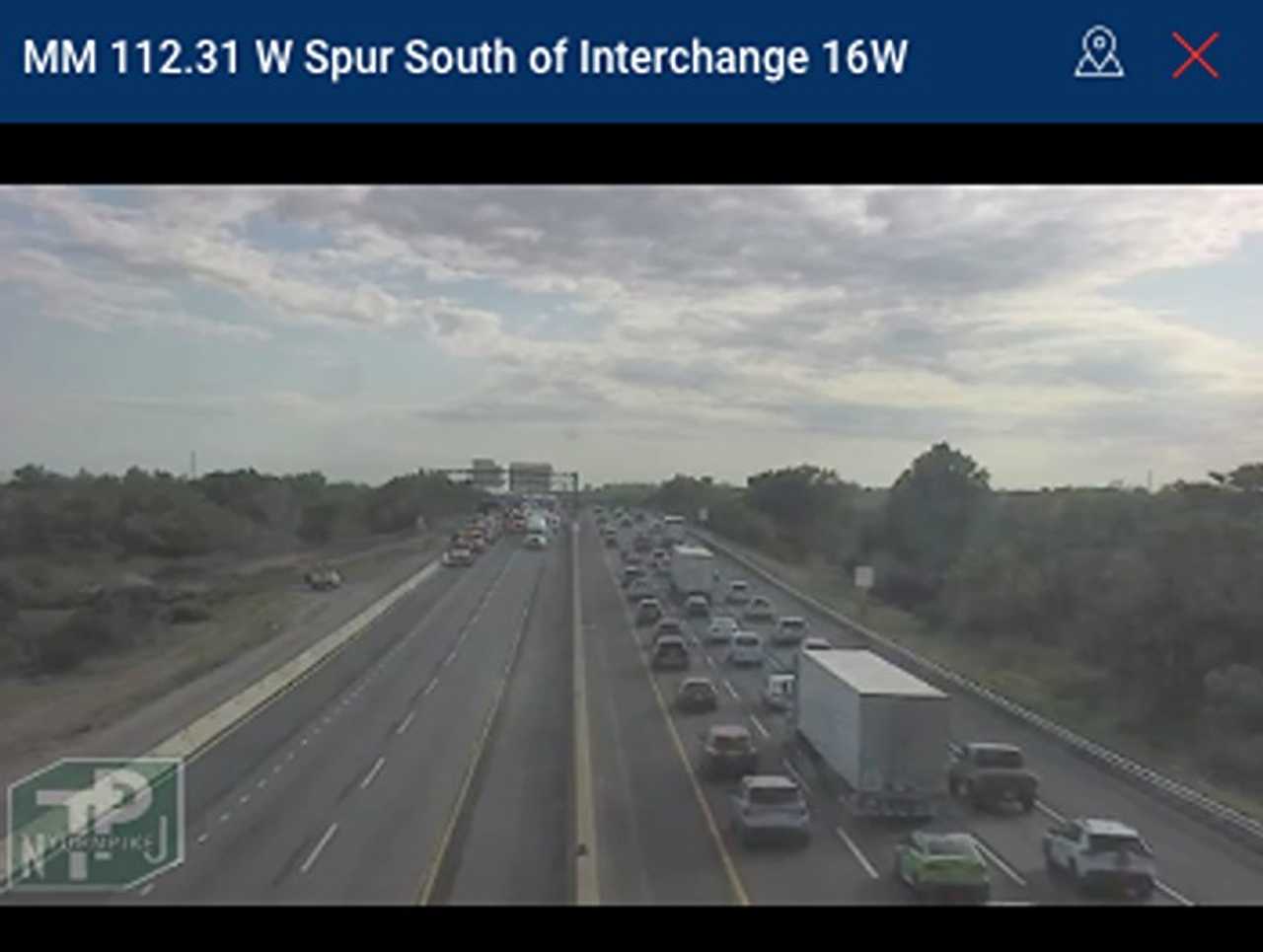 Aug. 19 NJ Turnpike truck fire. Aug. 19 NJ Turnpike truck fire.