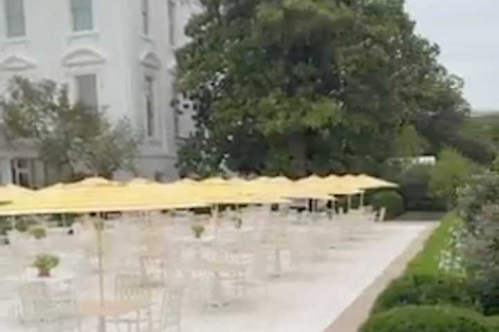 White House Rose Garden’s Mar-A-Lago Style Revamp With Patio, Umbrellas Draws Mixed Reviews