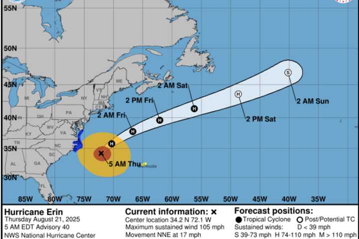 State Of Emergency: Hurricane Erin Batters NJ Shore With 14-Foot Waves, Peak Flooding Tonight