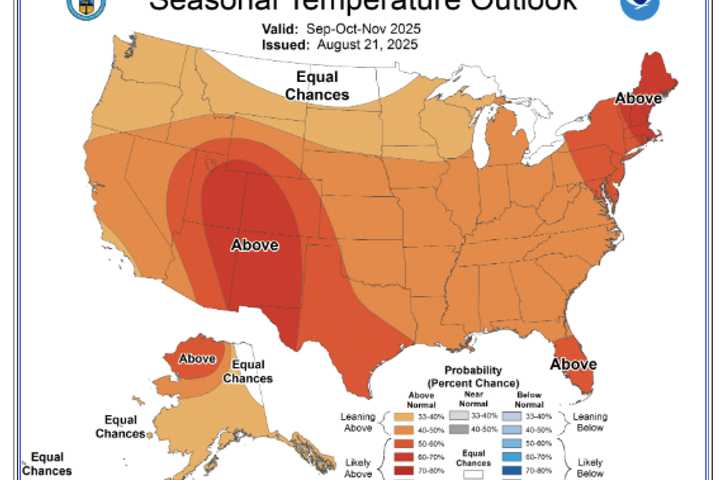 Fall Weather Won't Be Ordinary: NOAA Releases 3-Month Forecast