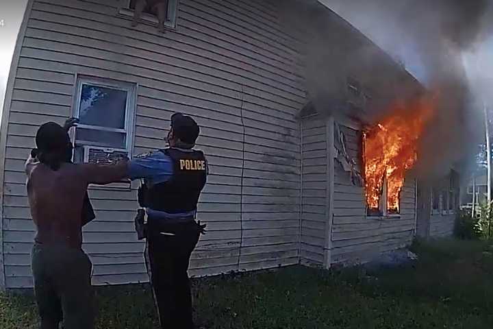 VIDEO: Terrified Child Leaps From Burning Asbury Park Home Into Cops' Arms