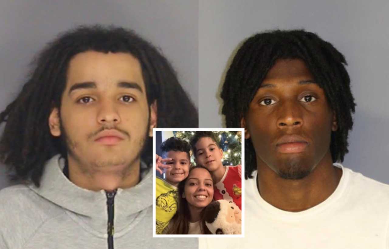Jevan Carrie and Jeyrin Munoz have been charged in a shooting that left a mother wounded outside of Wendy's, police said.
  
 Jevan Carrie and Jeyrin Munoz have been charged in a shooting that left a mother wounded outside of Wendy's, police said.