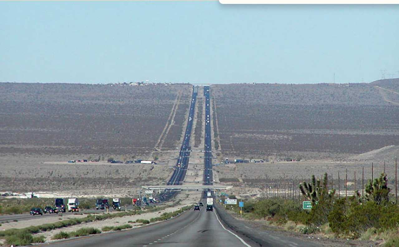 Interstate 15 in San Bernardino County, California, is No. 1 in the rankings of the nation's Top 100 deadliest counties. Above, Shadow Valley. Interstate 15 in San Bernardino County, California, is No. 1 in the rankings of the nation's Top 100 deadliest counties. Above, Shadow Valley.