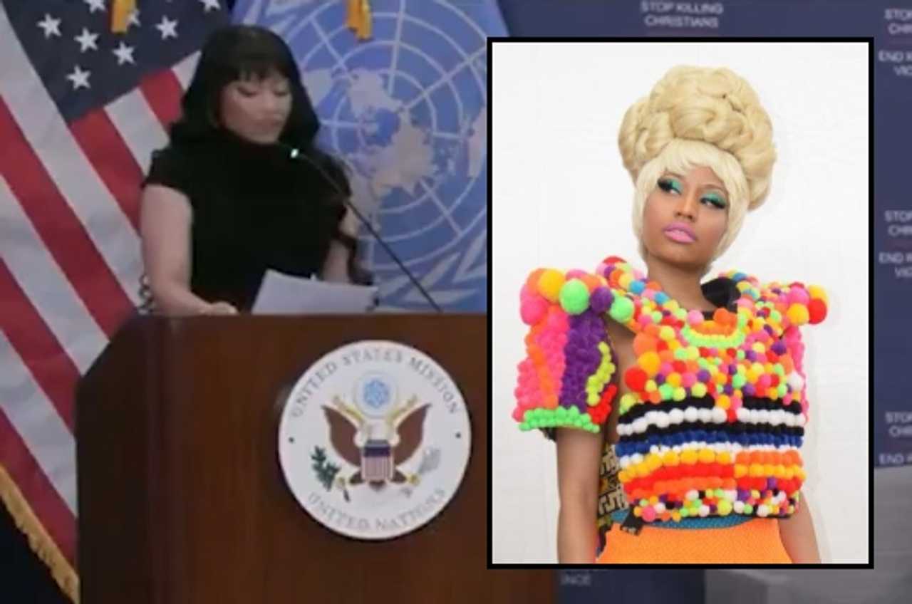 Nicki Minaj is sounding the alarm on the deadly Christian killings in Nigeria.