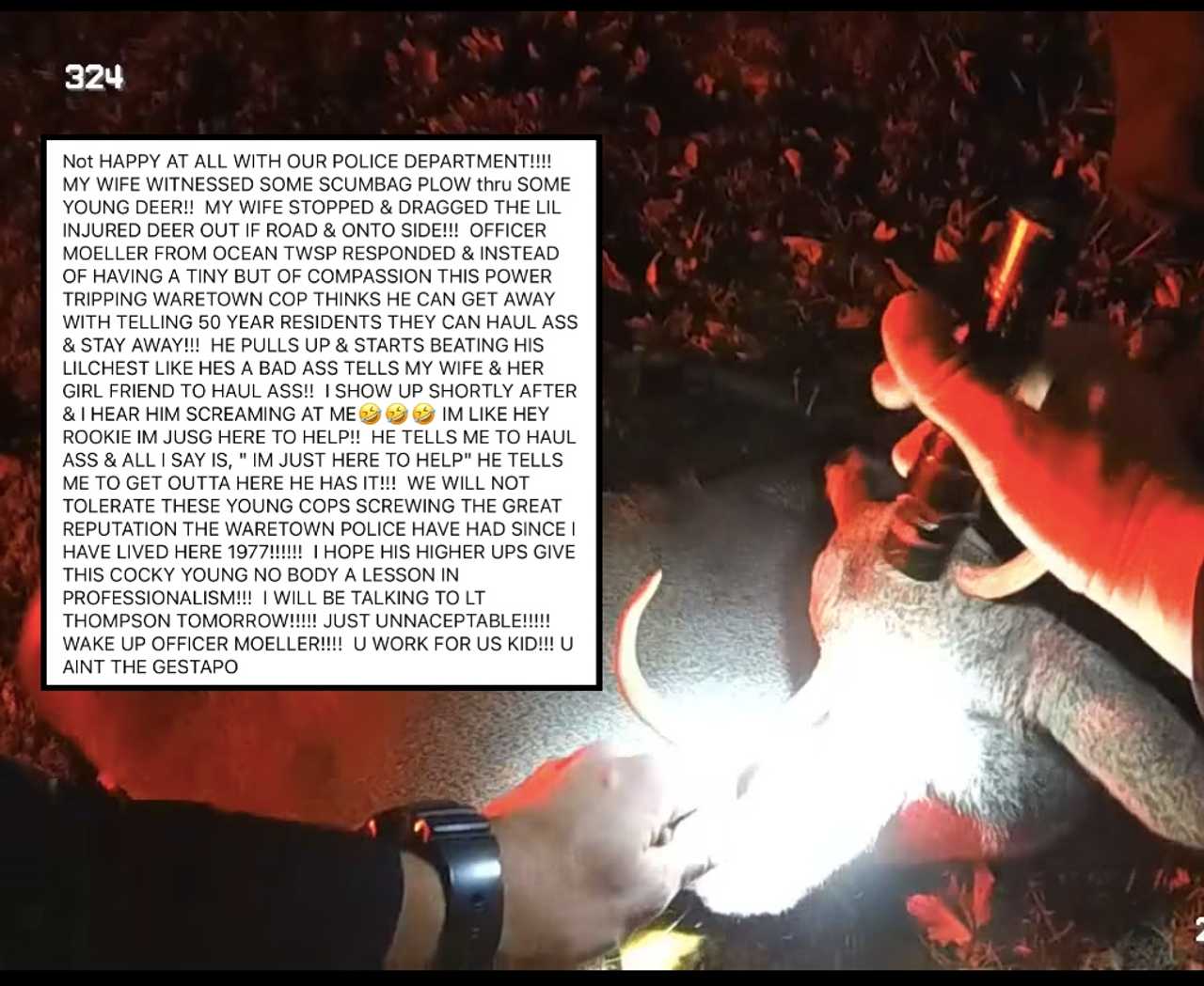 A viral Facebook tirade blasting an Ocean Township cop prompted the police chief to release the bodycam and set the record straight.
  
