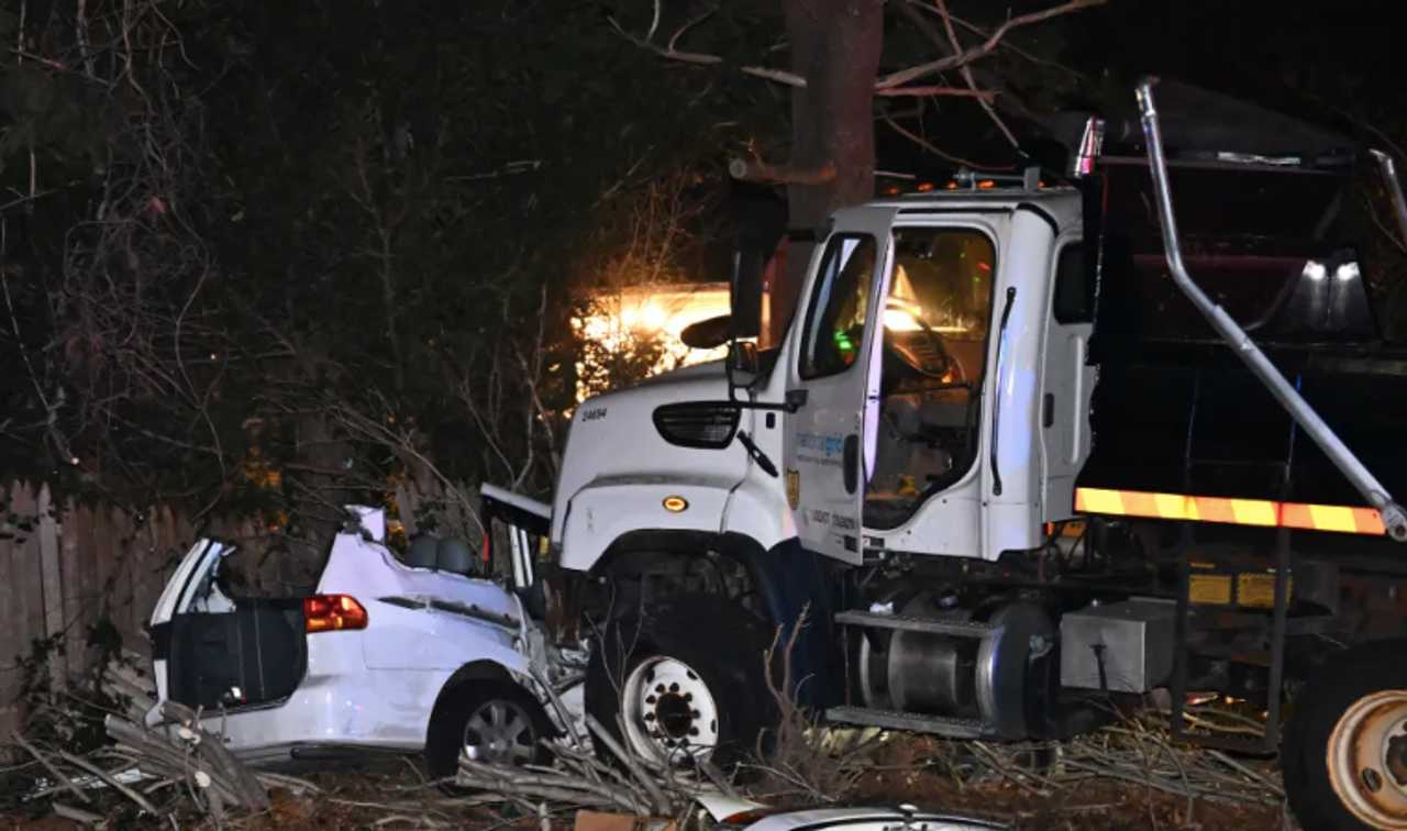 One person was killed and another was injured in a serious crash on Long Island Monday, Dec. 8, police said. One person was killed and another was injured in a serious crash on Long Island Monday, Dec. 8, police said.