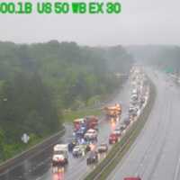 Multi-Vehicle Crash Blocks Four Lanes On US-50 In Maryland (DEVELOPING)