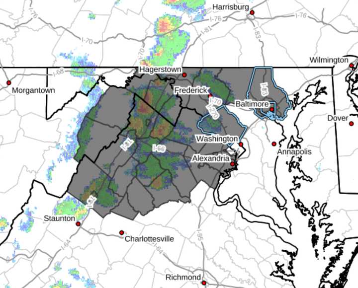 Severe Thunderstorm Watch Issued In Parts Of DMV Region | Gaithersburg ...