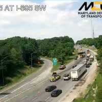 <p>I-95 crash at I-695 in Baltimore County</p>