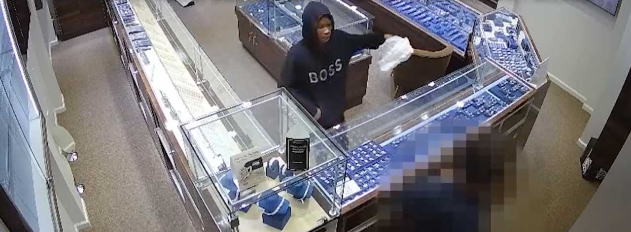 The man before the robbery at the Howard County mall.