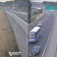 <p>Traffic was backed up on I-95 in Prince William County.</p>