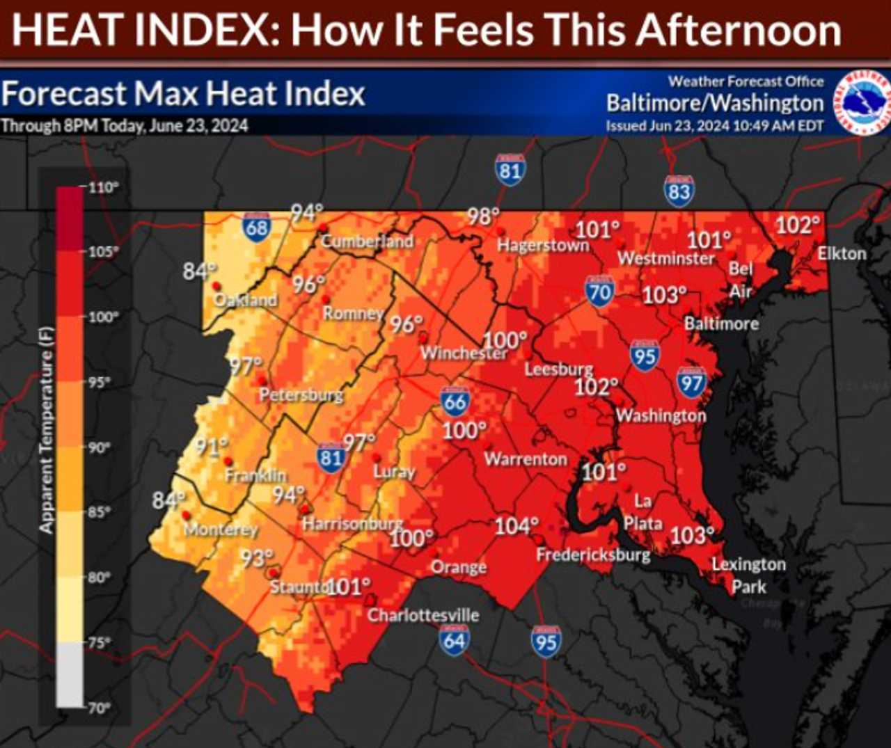 RecordHigh Temperatures Reached At DMV Airports, National Weather