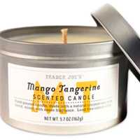 <p>Trader Joe’s Mango Tangerine Scented Candle</p>