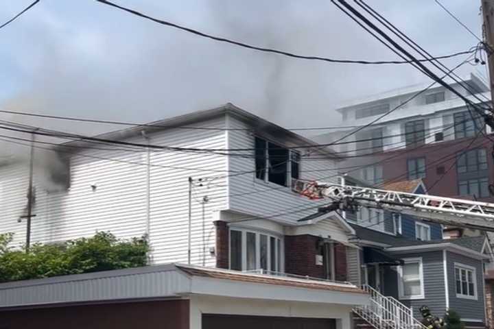 Home Catches Fire In Bayonne (DEVELOPING)