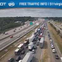 <p>The traffic backup on Thursday, July 11 on I-95.</p>