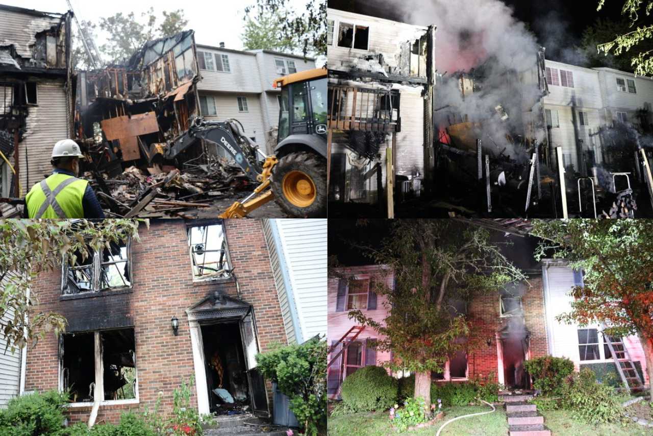 Firefighter Injured, Dog Dies In Two-Alarm Maryland Townhouse Blaze ...