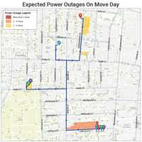 <p>Expected power outages.&nbsp;</p>